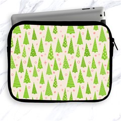 Christmas Green Tree Apple Ipad 2/3/4 Zipper Cases by Dutashop