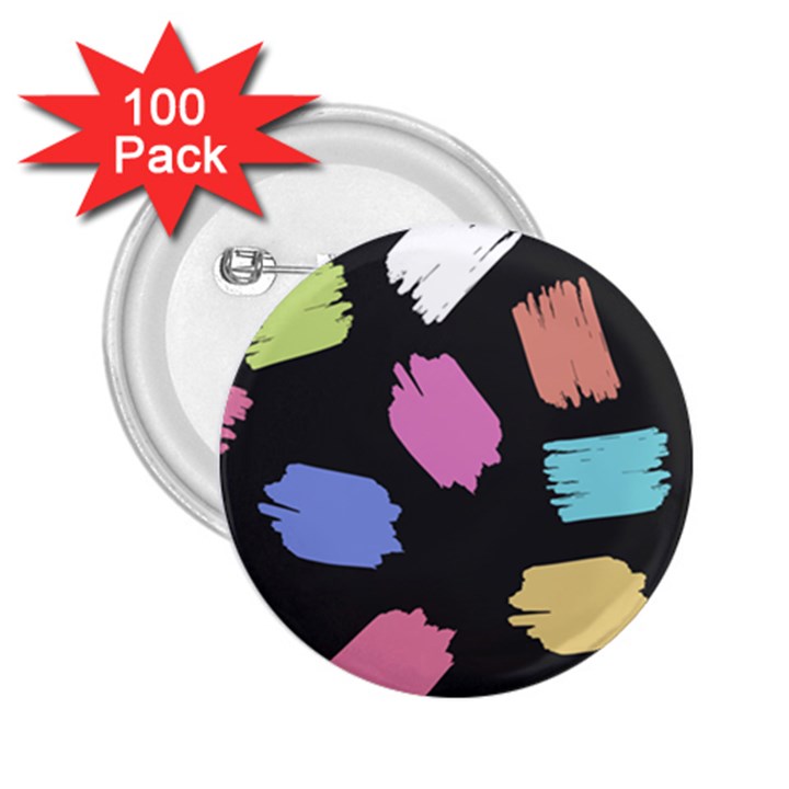 Many Colors Pattern Seamless 2.25  Buttons (100 pack) 