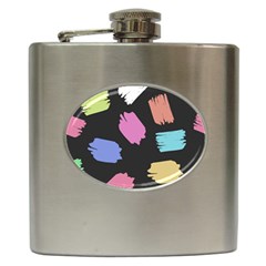 Many Colors Pattern Seamless Hip Flask (6 Oz)