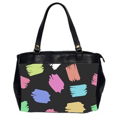 Many Colors Pattern Seamless Oversize Office Handbag (2 Sides) by Dutashop