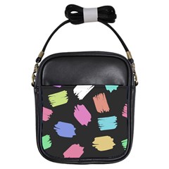 Many Colors Pattern Seamless Girls Sling Bag by Dutashop