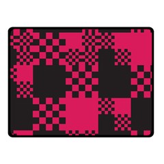 Cube Square Block Shape Fleece Blanket (small) by Dutashop