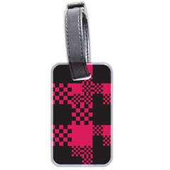 Cube Square Block Shape Luggage Tag (two Sides)