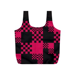 Cube Square Block Shape Full Print Recycle Bag (s) by Dutashop