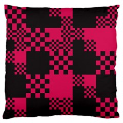 Cube Square Block Shape Standard Flano Cushion Case (one Side) by Dutashop