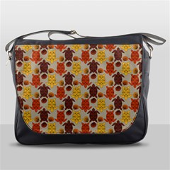 Sea Turtle Sea Life Pattern Messenger Bag by Dutashop