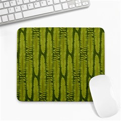 Fern Texture Nature Leaves Large Mousepads by Dutashop