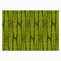 Fern Texture Nature Leaves Large Glasses Cloth (2 Sides) by Dutashop