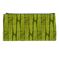 Fern Texture Nature Leaves Pencil Case by Dutashop