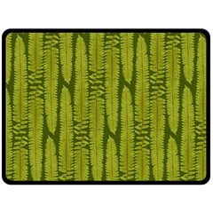 Fern Texture Nature Leaves Fleece Blanket (large) 