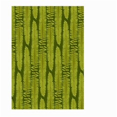 Fern Texture Nature Leaves Large Garden Flag (two Sides) by Dutashop