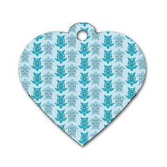 Sea Turtle Sea Animal Dog Tag Heart (one Side) by Dutashop