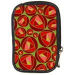 Abstract Rose Garden Red Compact Camera Leather Case Front