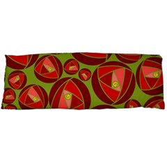 Abstract Rose Garden Red Body Pillow Case (dakimakura) by Dutashop