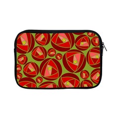 Abstract Rose Garden Red Apple Ipad Mini Zipper Cases by Dutashop