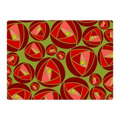 Abstract Rose Garden Red Double Sided Flano Blanket (mini)  by Dutashop