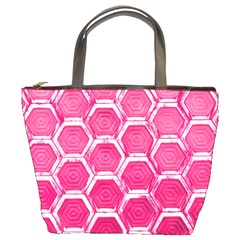 Hexagon Windows Bucket Bag by essentialimage365