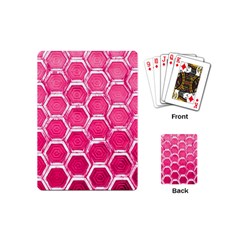 Hexagon Windows Playing Cards Single Design (mini) by essentialimage365