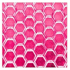 Hexagon Windows Large Satin Scarf (square) by essentialimage365