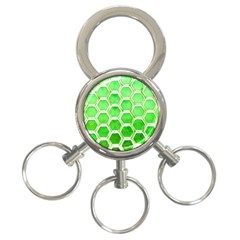 Hexagon Windows 3-ring Key Chain by essentialimage365