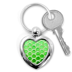 Hexagon Windows Key Chain (heart) by essentialimage365