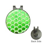 Hexagon Windows Hat Clips with Golf Markers Front