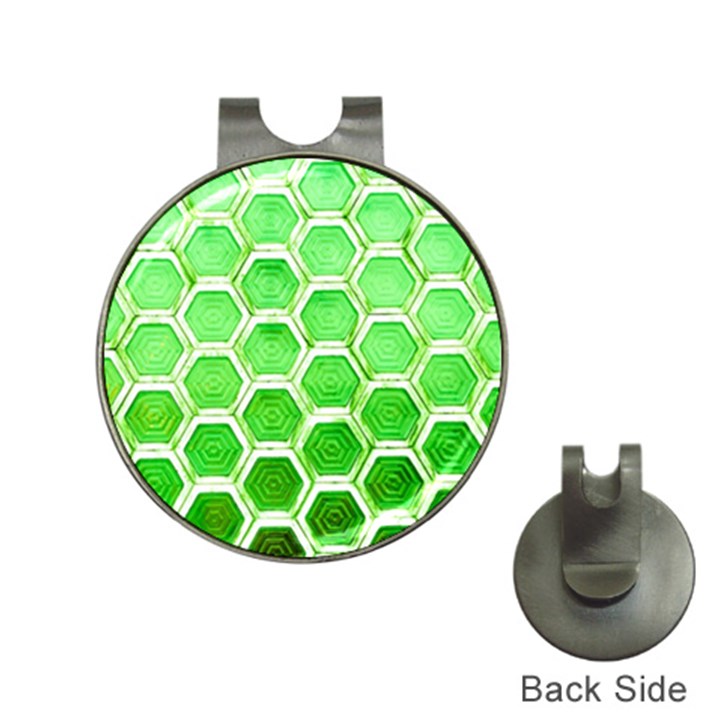 Hexagon Windows Hat Clips with Golf Markers