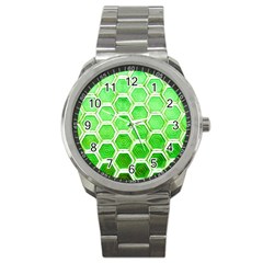 Hexagon Windows Sport Metal Watch by essentialimage365