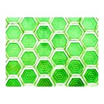 Hexagon Windows Double Sided Flano Blanket (Mini)  35 x27  Blanket Back