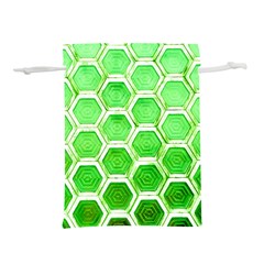 Hexagon Windows Lightweight Drawstring Pouch (l) by essentialimage365