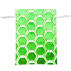 Hexagon Windows  Lightweight Drawstring Pouch (xl) by essentialimage365