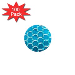 Hexagon Windows 1  Mini Magnets (100 Pack)  by essentialimage365