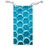 Hexagon Windows Jewelry Bag Front