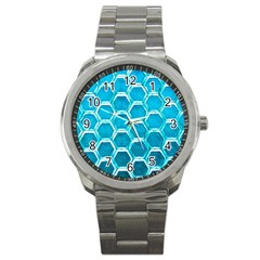 Hexagon Windows Sport Metal Watch by essentialimage365