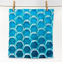 Hexagon Windows Face Towel by essentialimage365