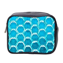 Hexagon Windows Mini Toiletries Bag (two Sides) by essentialimage365