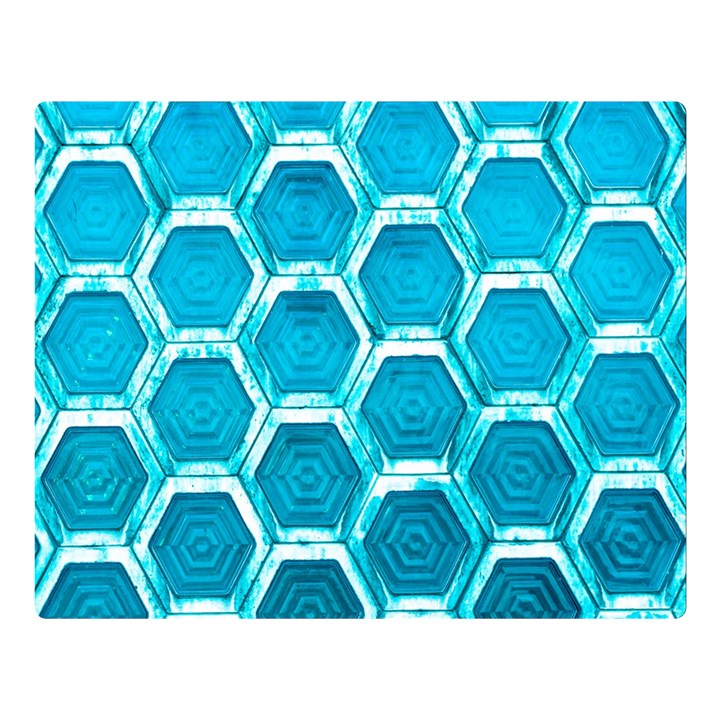 Hexagon Windows Double Sided Flano Blanket (Large) 