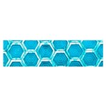 Hexagon Windows Satin Scarf (Oblong) Front