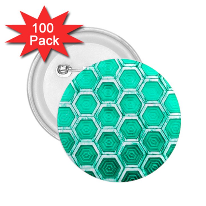 Hexagon Windows 2.25  Buttons (100 pack) 