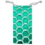 Hexagon Windows Jewelry Bag Front