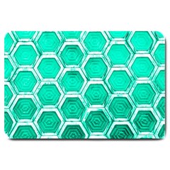 Hexagon Windows Large Doormat  by essentialimage365