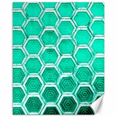 Hexagon Windows Canvas 11  X 14  by essentialimage365