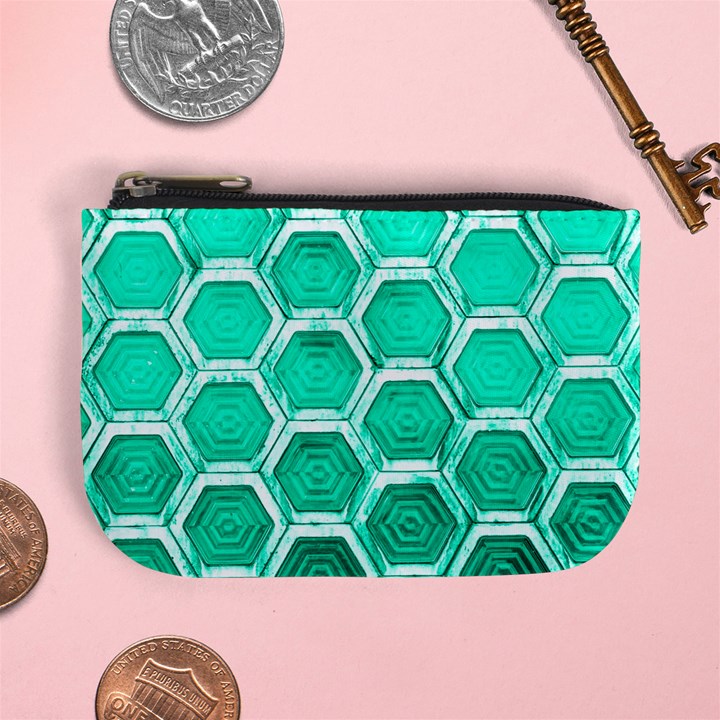 Hexagon Windows Mini Coin Purse