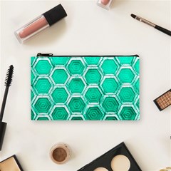 Hexagon Windows Cosmetic Bag (small) by essentialimage365