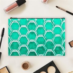 Hexagon Windows Cosmetic Bag (large) by essentialimage365