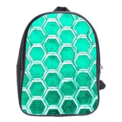 Hexagon Windows School Bag (large) by essentialimage365