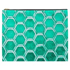 Hexagon Windows Cosmetic Bag (xxxl) by essentialimage365