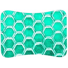 Hexagon Windows Velour Seat Head Rest Cushion by essentialimage365