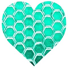 Hexagon Windows Wooden Puzzle Heart by essentialimage365