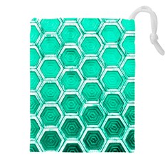 Hexagon Windows Drawstring Pouch (5xl) by essentialimage365